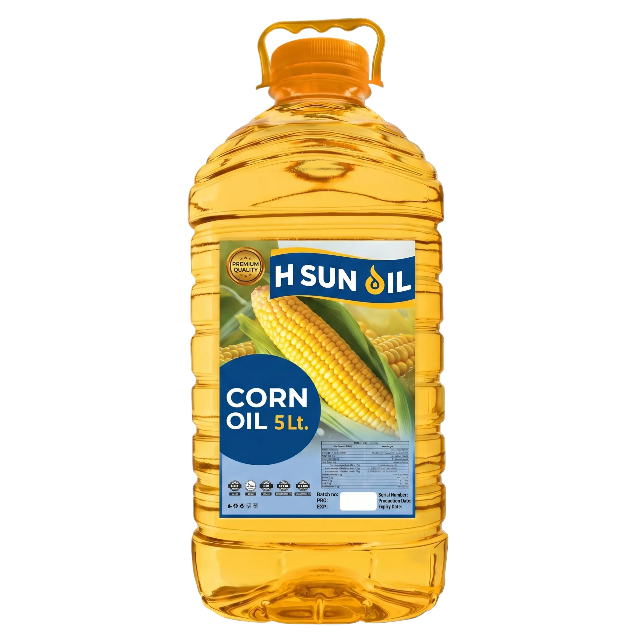 Refined corn oil packaging format 4