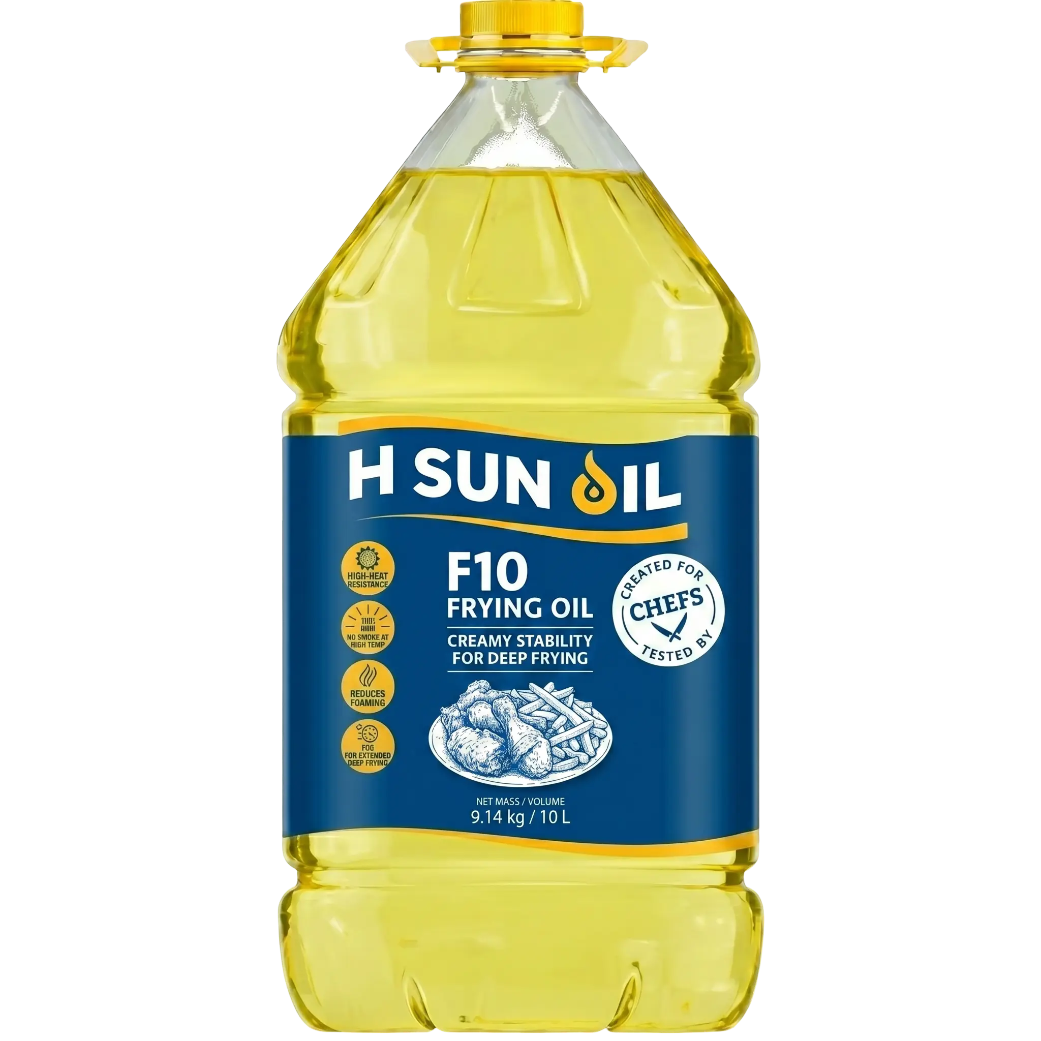 Premium frying oil packaging format 3
