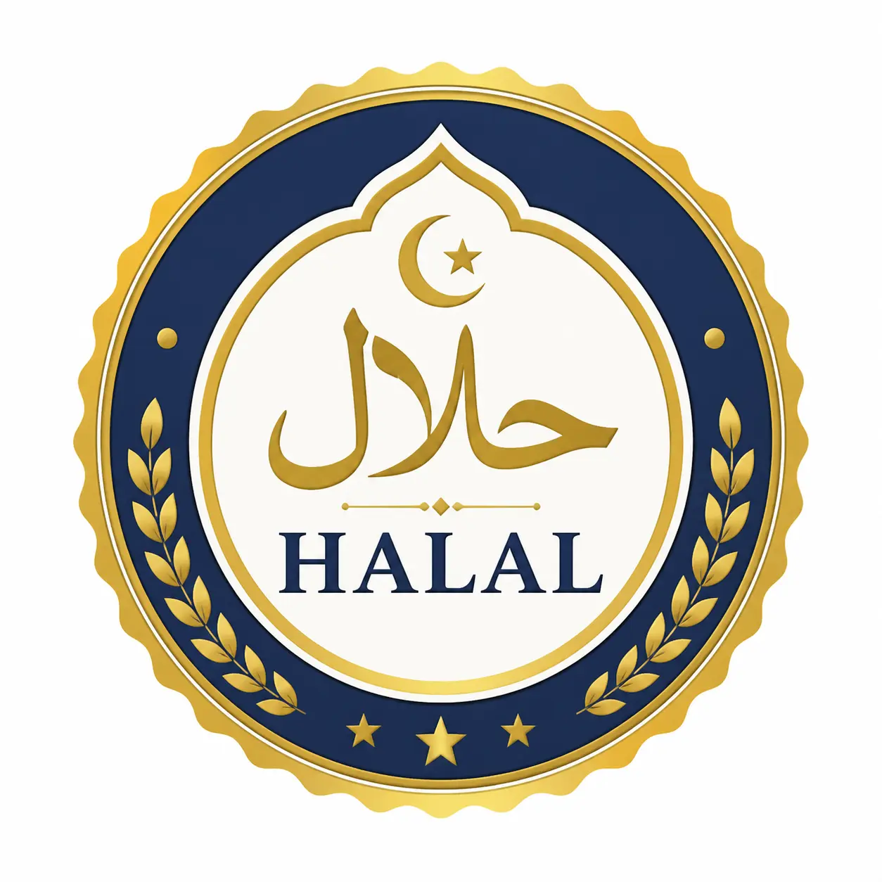 HALAL certification badge