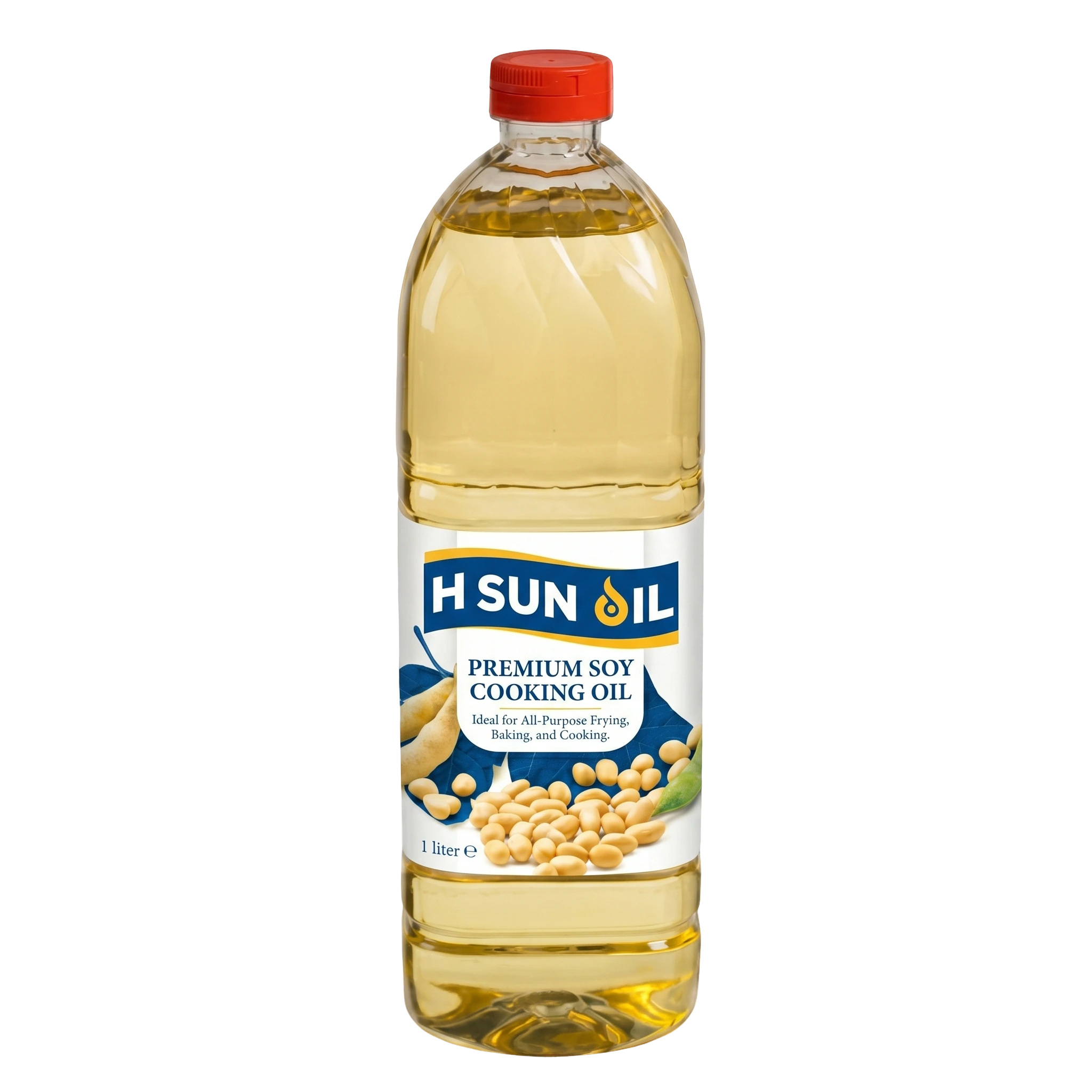 Refined soybean oil packaging format
