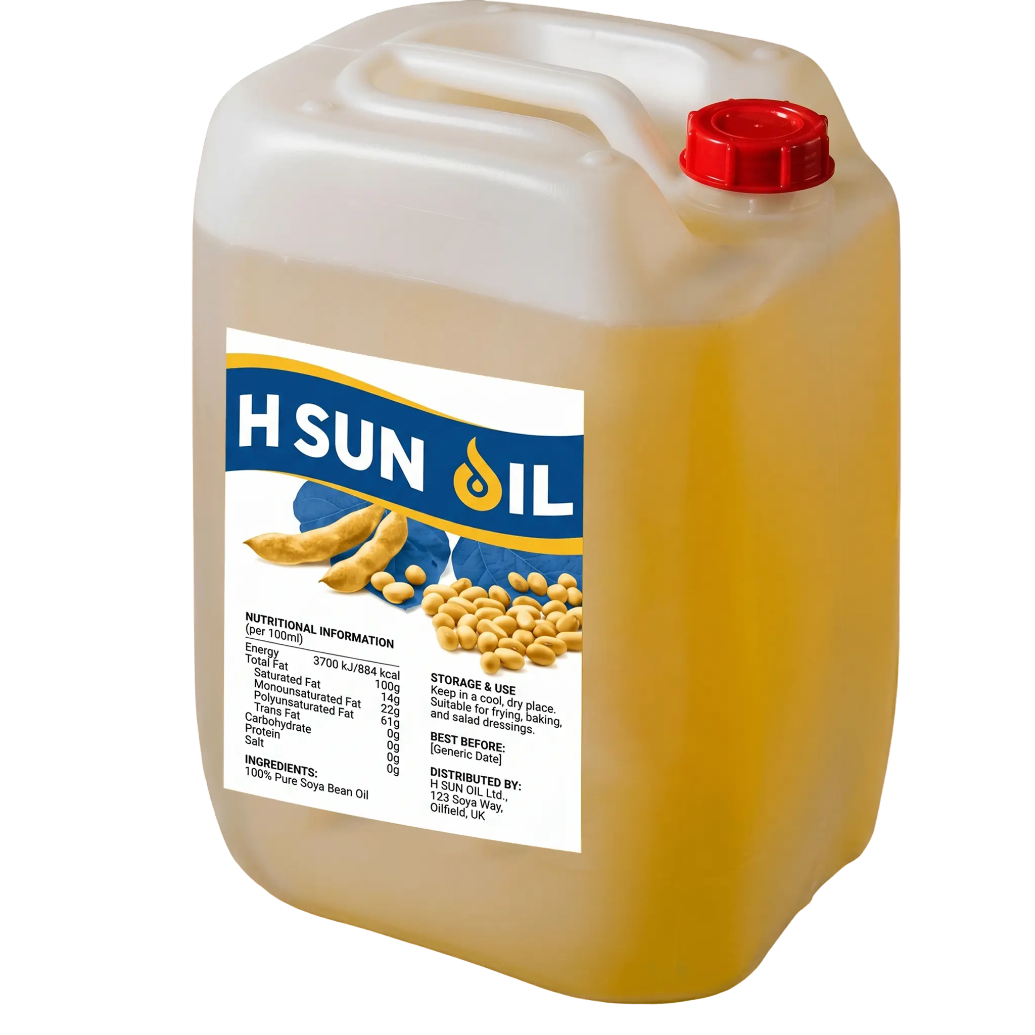 Refined soybean oil packaging format 3