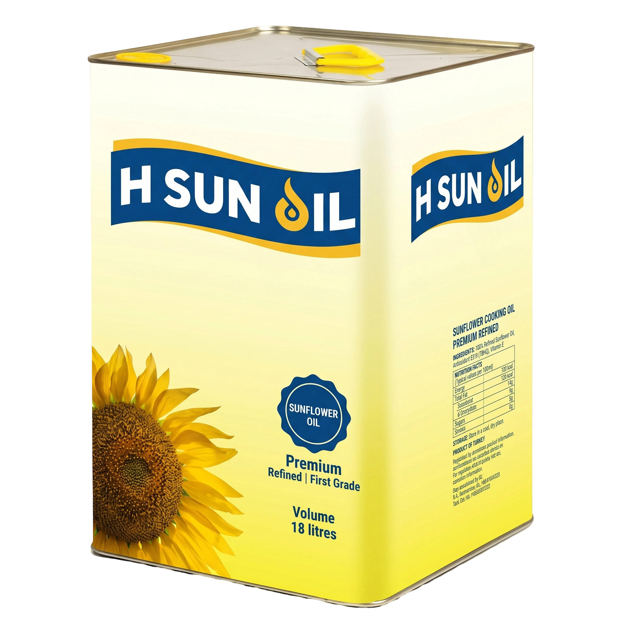 Refined sunflower oil packaging format 5